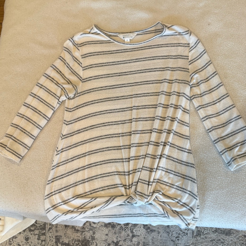 Striped Long Sleeve Top